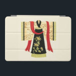 Protection iPad Mini Kimono japonais traditionnel avec imprimé floral<br><div class="desc">Nancy Slocum a créé cette reproduction charmante d'un Kimono japonais traditionnel avec une ceinture rouge profonde. Le fond du kimono est noir avec un joli imprimé floral. Donnez-le comme cadeau,  ou achetez-le pour vous-même!</div>