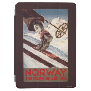 Protection iPad Air La Norvège - la maison du ski