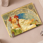 Protection iPad Mini Princesse Hyacinth<br><div class="desc">Le ballet-pantomime d'Oskar Nedbal, la princesse Hyacinth, a été créé en 1911 au Théâtre National de Prague, avec le livret de Ladislav Novák. L'affiche de Mucha faisant la publicité de la performance présente le portrait de l'actrice populaire Andula Sedláčková, qui a joué le rôle de titre. Un forgeron de village...</div>