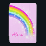 Protection iPad Mini Rainbow rose filles nommé ipcover<br><div class="desc">Parfait pour protéger votre enfant filles ipad écran. Ajoutez votre nom à ce coque ipad. Lit actuellement Alana. Ce coque graphique arc-en-ciel original est conçu par Sarah Trett.</div>