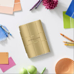 Protection iPad Mini Revêtement en métal moderne Faux or en acier inoxy<br><div class="desc">Design arrière - plan métallique simple et élégant, en acier inoxydable look modèle carte de visite. Il s'agit d'une image et non d'une véritable finition métallique ou métallique. Entièrement personnalisable. Si vous avez besoin d'aide pour customiser un de mes designs, contactez le concepteur ArtOnWear. Mise en forme de texte gratuite...</div>