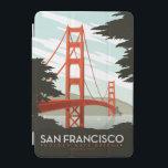 Protection iPad Mini San Francisco, CA - golden gate bridge<br><div class="desc">Le groupe de conception d'Anderson est une entreprise qui a reçu un prix d'illustration et de conception à Nashville,  Tennessee. Le fondateur Joel Anderson dirige une équipe d'artistes doués créer l'art original d'affiche qui ressemble aux copies vintages classiques de la publicité des années 1920 aux années 1960.</div>