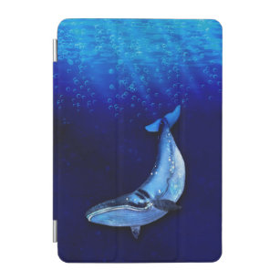 Protection iPad Mini Scène De Mouvement Verticale De Baleine Vers Le Ba