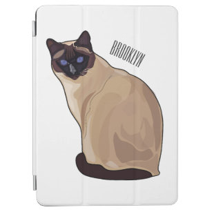 Protection iPad Air Siamese cat cartoon