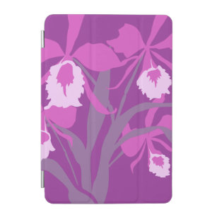 Protection iPad Mini Stylisé orchidée cattleya fleurs art ipad couvertu