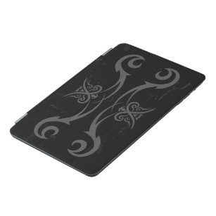 Protection iPad Mini Tatouage Tribal Couverture mini iPad noir et gris