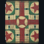 Protection iPad Panneau antique de jeu de Parcheesi par le<br><div class="desc">Une peinture de regard antique basée sur un panneau de jeu de Parcheesi. Cette peinture par le harpiste d'Ethan est étonnamment réaliste. Vous pouvez presque imaginer l'employer pour jouer un vrai jeu de Parcheesi avec vos amis. Achetez votre copie aujourd'hui !</div>