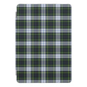 Protection iPad Pro Cover Clan Plaid Gordon Vert Blanc Rustique Tartan (Devant)