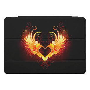 Protection iPad Pro Cover Coeur de feu ange avec ailes