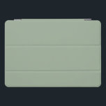 Protection iPad Pro Cover Couleur de tendance - Sage doux - Couverture intel<br><div class="desc">Couverture intelligente iPad moderne et élégant,  couleur solide et souple,  de notre "Collection de couleurs de Noël rose tendance". Elégant gris vert clair non seulement pour Noël.</div>