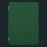 Protection iPad Pro Cover Couleur solide vert foncé<br><div class="desc">Design vert foncé couleur solide.</div>