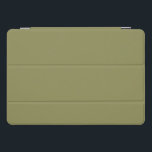 Protection iPad Pro Cover Couleur tendance - Vert olive<br><div class="desc">Plongez dans le style branché avec notre couverture en porcelaine vert olive, une pièce exceptionnelle de nos couleurs tendance d'hiver d'automne. Cette couverture présente une couleur solide, tendance mais classique, qui dégage une esthétique propre et moderne. Découvrez nos couleurs tendance d'automne et d'hiver modernes pour correspondre à votre style unique....</div>