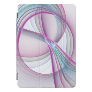 Protection iPad Pro Cover En Mouvement, Art Fractal Abstrait Moderne Coloré