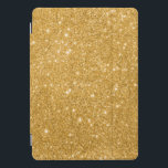 Protection iPad Pro Cover Étincelle d'or<br><div class="desc">Cette caisse d'or a l'aspect de bling et d'étincelle en tant qu'élément de la conception.  Vous ne devez pas ne vous inquiéter d'aucune parties scintillantes tombant car ce cas de l'électronique n'a pas les parties scintillantes ou la colle réelles là-dessus.</div>