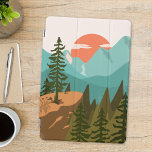 Protection iPad Pro Cover Forêt Abstraite moderne, montagnes et lever du sol<br><div class="desc">Cette couverture moderne Abstraite Forest,  Mountains,  et Sunrise iPad Pro Cover est idéale pour votre nouvelle collection de thèmes paysagers vintages. Aussi parfait pour les cadeaux pour les amoureux de la nature,  les amoureux de la Randonnée et les voyageurs.</div>