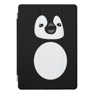 Protection iPad Pro Cover Illustration de pingouin noir et blanc Cute Modern