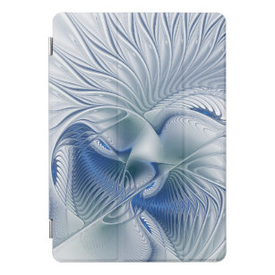 Protection iPad Pro Cover Imaginaire dynamique tons bleus Abstraits Art frac