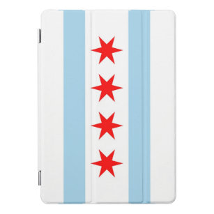 Protection iPad Pro Cover iPad d'Apple 10,5" pro avec le drapeau de Chicago,