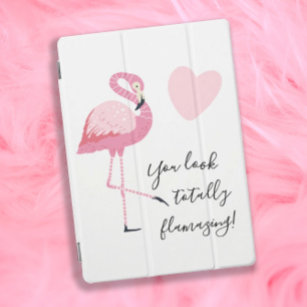 Protection iPad Pro Cover Joli Flamant rose Fille Totalement Flamazing Rose 