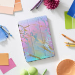 Protection iPad Pro Cover Marbre Bleu rose traits Pierre Or Abstrait<br><div class="desc">florenceK design minimaliste et élégance</div>