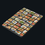 Protection iPad Pro Cover Menu Photo du restaurant chinois Takeout<br><div class="desc">Il y a une chance que cette couverture iPad vous fasse faim. C'est parce qu'il est fait pour ressembler à un menu photo dans un restaurant à emporter chinois avec des photos de nourriture chinoise contre un arrière - plan noir avec le nom de chaque plat et les informations de...</div>