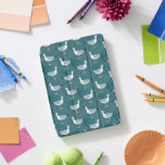 Protection iPad Pro Cover Nautique Seagull<br><div class="desc">Motif d'oiseau de mer mignon et amusant sur un arrière - plan vert turquoise. Art original de Nic Squirrell.</div>