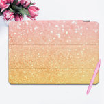 Protection iPad Pro Cover Ombre Parties scintillant rose-jaune<br><div class="desc">Parties scintillant jaune rose ombre écarte la couverture iPad Pro</div>