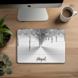 Protection iPad Pro Cover Parties scintillant de séchage Gris Étincelant De<br><div class="desc">Belle Parties scintillant de séchage gris argent brillant de luxe avec texture en métal brossé Design Ipad Pro personnalisé</div>