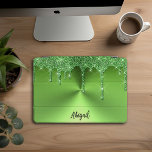 Protection iPad Pro Cover Parties scintillant de séchage vert étincelante de<br><div class="desc">Belle Parties scintillant de séchage vert étincelante de luxe avec texture en métal brossé Design Couverture iPad Pro personnalisée</div>