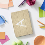Protection iPad Pro Cover Parties scintillant d'or et Monogramme étincelant<br><div class="desc">Parties scintillant Gold Faux et Coque Monogramme Élégant. Ce coque peut être customisé pour inclure votre nom initial et prénom.</div>