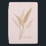Protection iPad Pro Cover Personnalisé Elegant Gold Botanique Line Art rose<br><div class="desc">Ce design botanique délicat présente des feuilles d'or finement dessinés contre un arrière - plan rose vif et doux, créant une esthétique sophistiquée et intemporelle. Inspiré par l’élégance de la nature et l’art minimaliste de la ligne, ce design est parfait pour ceux qui apprécient la simplicité raffinée avec une touche...</div>