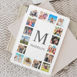 Protection iPad Pro Cover Photo Custom Family Collage Personnalité de White<br><div class="desc">Créez votre propre photo collage personnalisé 16,  ipad smart cover white arrière - plan. La face de couverture intelligente ipad comprend également votre monogramme. Ajoutez vos photos,  designs ou oeuvres d'art préférés pour créer quelque chose de vraiment unique.</div>