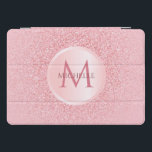 Protection iPad Pro Cover Rose élégant Gold Parties scintillant Modèle tenda<br><div class="desc">Elégant Rose Gold Parties scintillant Modèle Fille tendance Monogramme Elégant Moderne iPad Smart Couverture.</div>