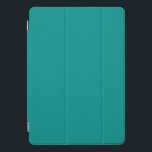 Protection iPad Pro Cover Turquoise cyan foncé solide<br><div class="desc">Design turquoise couleur foncé foncé.</div>
