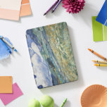 Protection iPad Pro Cover Vincent Van Gogh Peintre paysagiste Peintre Monogr<br><div class="desc">Créez votre propre personnalisation, personnalisée, élégante police de typographie de script faux or, Voyage / paysage / nature / art vintage et Van Gogh connaisseurs, magnétique iPad couverture intelligente qui se plie en plusieurs positions de stand et dispose intérieur en microfibre grise qui aide à protéger votre écran, et la...</div>