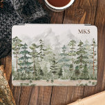 Protection iPad Pro Cover Watercolor Green Pine Forest sur la montagne<br><div class="desc">Allongez votre iPad avec notre Watercolor Green Pine Forest sur Mountain Cover - une aventure sauvage capturée en aquarelle pour les amateurs de nature.</div>