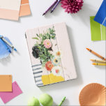 Protection iPad Pro Femme aux fleurs<br><div class="desc">Grow Your Own Way I by Victoria Borges. | 138523GG</div>