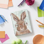 Protection iPad Pro Forester à quatre roues | Lapin Lapin<br><div class="desc">Cette impression d'aquarelle comporte des lunettes porteuses de lapin | Par Victoria Borges. ID image : 132004GG</div>