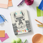 Protection iPad Pro Parti Llama - Portrait<br><div class="desc">Parti Llama III par Chariklia Zarris. Présente le visage d'un lama dans des couleurs contrastées avec un arrière - plan amusant et géométrique.</div>