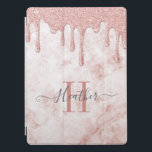 Protection iPad Pro Parties scintillant en or pour fille Rose<br><div class="desc">Cette couverture Ipad personnalisée en forme de poutres a un texte gris sur un bel arrière - plan en marbre rose et doré rose. Customisez la couverture Ipad avec le nom de votre choix pour que quelqu'un se sente spécial. Fait un cadeau amusant pour les anniversaires ou pour Noël, ou...</div>