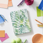 Protection iPad Pro Valse Frond - Feuilles Frond Palm<br><div class="desc">Frond Waltz I par Grace Popp. La végétation tropicale est de style aquarelle.</div>