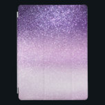 Protection iPad Pro Violet Lilac Pastel Purple ombre<br><div class="desc">This girly and chic design is perfect for the girly girl It depicts faux printed sparkly triple sparkly glitter ombre gradient of violet purple, lilac purple, and pastel purple. It's pretty, moderne, trendy, et unique. ***NOTE DE CONCEPTION For any custom design request such such matching product requests, color changes, placement...</div>