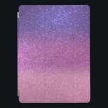 Protection iPad Pro Violette Princesse rose triple Parties scintillant<br><div class="desc">This girly and chic design is perfect for the girly girl It depicts faux printed sparkly triple sparkly glitter ombre gradient of violet purple, princess pink, and blush pink. It's pretty, moderne, trendy, et unique. ***NOTE DE CONCEPTION For any custom design request such such matching product requests, color changes, placement...</div>