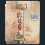 Protection iPad Slam Dunk sur le plateau de basket par Jay Throckm<br><div class="desc">Que faites-vous quand vous ne pouvez pas monter à skateboard, à vélo, à cheval ou même jouer avec votre chien ? Vous pratiquez bien sûr votre routine slam dunk. Posé sur une pile de boîtes, ce jeune homme veut s'assurer qu'il puisse secouer le panier de basket avec ses compétences. Obtenez...</div>