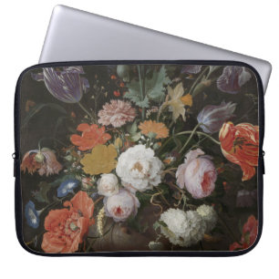 Protection Pour Ordinateur Portable Abraham Mignon - La Vie Encore Avec Des Fleurs Et