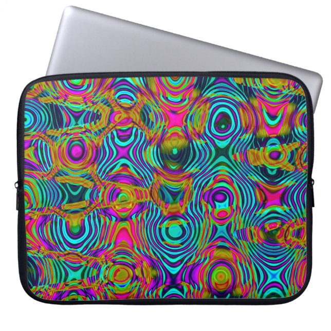 Protection Pour Ordinateur Portable Abstrait fractal 19111a (Devant)