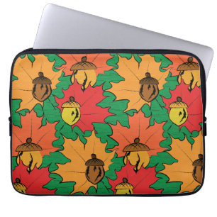 Protection Pour Ordinateur Portable Acorns and leaves VI