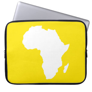 Protection Pour Ordinateur Portable Afrique Audacieuse Jaune Dorée