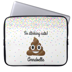 Protection Pour Ordinateur Portable Ajoutez le nom à la dunette personnalisée Emoji