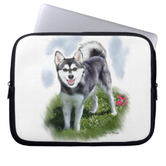 Protection Pour Ordinateur Portable Alaskan Klee Kai Art
